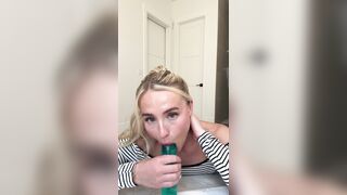 Vega Thompson Pov Sloppy Blowjob Dildo