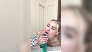 Vega Thompson Pov Sloppy Blowjob Dildo