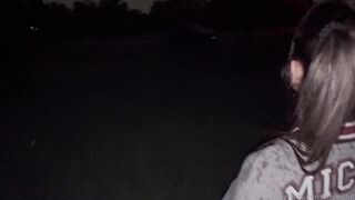 MewSlut Sexy Blowjob Storm Adventure Wild Car Fuck In The Rain