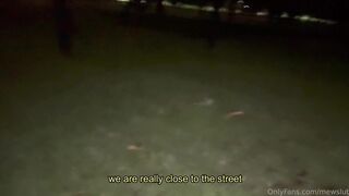 MewSlut Sexy Blowjob Storm Adventure Wild Car Fuck In The Rain