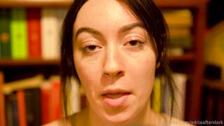 AdriaAfterDark ASMR Face And Body Dildo Play