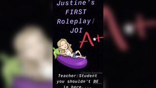 Justinejakobs Teacher Student Roleplay Joi