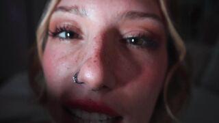 Elle Marz Wild Step Fantasy Blowjob For His Hard Cock