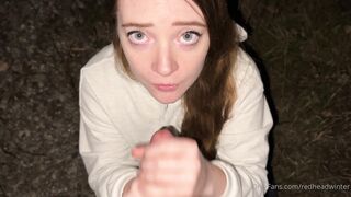 RedHeadWinter Horror Porn A Blowjob By A Demon On Halloween