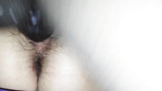 My black friend cock all inside my wife's pussy