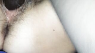 My black friend cock all inside my wife's pussy