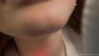 Lilyymoon ASMR ROLEPLAY Finger Licking And Dildo Sucking