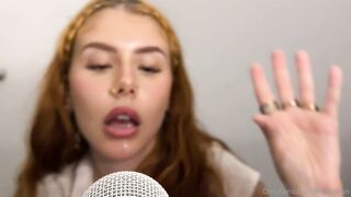 Lilyymoon ASMR ROLEPLAY Finger Licking And Dildo Sucking