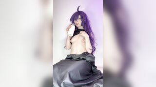 SushiBunniii Pokemon Hex Maniac Cosplay Solo Dildo Handjob And Blowjob