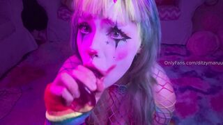 Ditzymaruu Deepthroat Clown Magic And Trained Holes