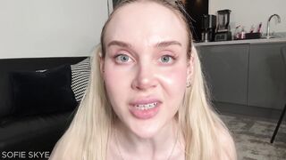 Sofie Skye INSANE For Uncles BBC Barely Legal Blonde BBC FACIAL