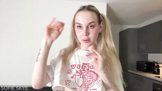 Sofie Skye INSANE For Uncles BBC Barely Legal Blonde BBC FACIAL