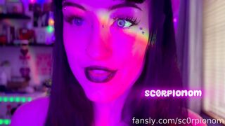 Sc0rpionom Ruby Shows Off Her Tight Wet Throat And Cunt