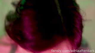 AdriaAfterDark ASMR Ear to Ear Licking and Dildo Sucking