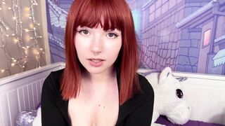 DogWife Redhead Gives You Blowjob Simulation