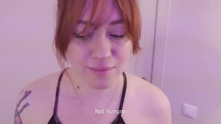 FantasticMsFoxy - Extreme Taboo Stepsister Calms Stepbros and His Little Cock