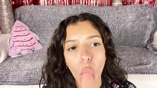 AriaNicoleXXX Santa I Need Your Cum POV BJ XXXmas Day 8
