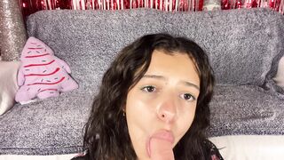 AriaNicoleXXX Santa I Need Your Cum POV BJ XXXmas Day 8