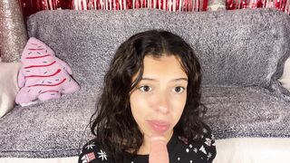 AriaNicoleXXX Santa I Need Your Cum POV BJ XXXmas Day 8